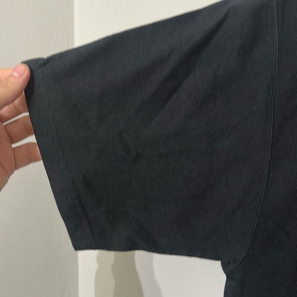 Champion Mens Black Chubby Snacks‎ Graphic Short Sleeve Cotton T-Shirt Medium - Picture 5 of 7